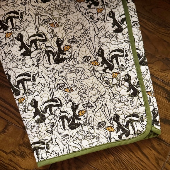 NEW Disney Womens Bambi Quilted Pants XL NWT Thumper Flower Allover Print - Picture 5 of 8